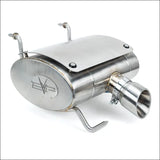EVP Center Exit Muffler With Rear Fascia for Ranger 1500 - Stainless Steel / 300 Exhaust Simple