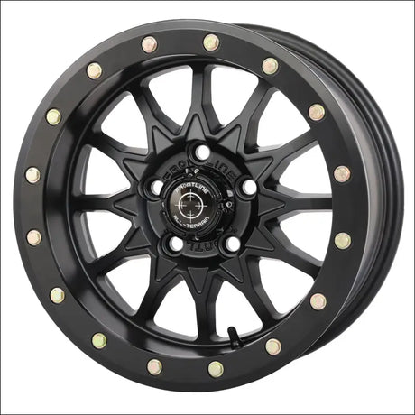 Frontline 223 Beadlock Wheels - Gunmetal Grey - 14x7 / 4x156 / 4 + 3 ( + 10mm)