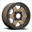 Fuel Block Beadlock Matte Bronze - 15x6 + 38mm / 4x156 - Wheels