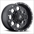 Fuel D525 Revolver UTV Wheel - Matte Black & Milled