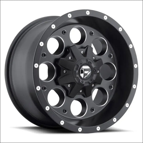 Fuel D525 Revolver UTV Wheel - Matte Black & Milled