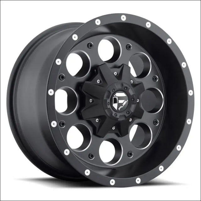Fuel D525 Revolver UTV Wheel - Matte Black & Milled
