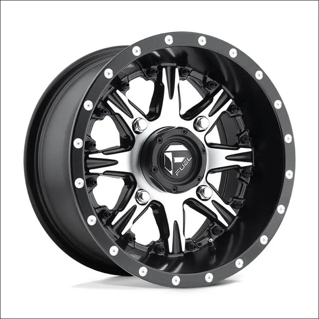 Fuel D541 Nutz UTV Wheel Matte Black Machined - 14x7 / 4x110 / + 13mm - Wheels