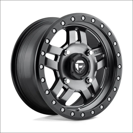 Fuel D558 Anza Non-Beadlock Matte Gun Metal Black Bead Ring - 14x7 / 4x156 / + 13mm - Wheels