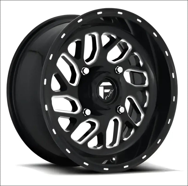 Fuel D581 Triton Non-Beadlock Wheel Gloss Black Milled - 16x7 / 4x137 / + 13mm - Wheels