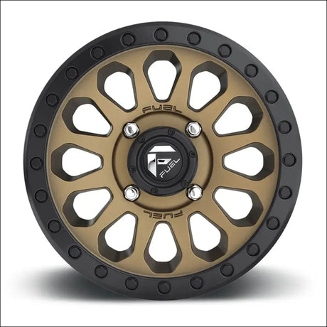 Fuel D600 Vector UTV Non-Beadlock Matte Bronze Black Bead Ring - 15x7 / 4x156 / + 13mm - Wheels