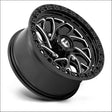 Fuel D741 Runner UTV Non-Beadlock Gloss Black Milled - 15x7 / 4x156 / + 10mm - Wheels