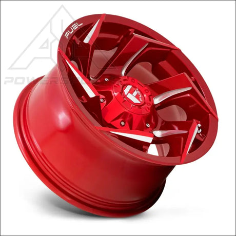 Fuel D754 Reaction UTV Wheel - Candy Red Milled (5 Lug) - Wheels