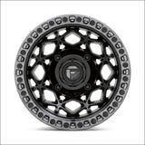 Fuel D783 Unit UTV Non-Beadlock Matte Black w/Gunmetal Ring - 15x10 / 4x137 / + 0mm - Wheels