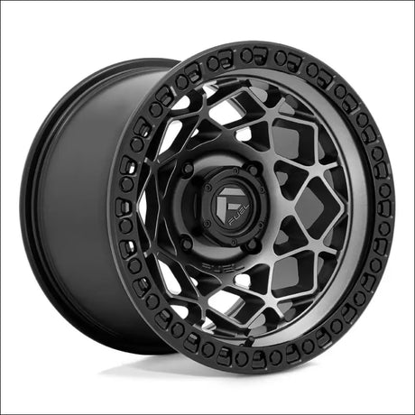 Fuel D784 Unit UTV Non-Beadlock Wheel Gunmetal w/ Matte Black Ring - 15x7 / 4x137 / + 10mm - Wheels