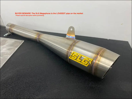 Gen 1 2008-2011 CanAm Outlander 500-650-800cc Megaphone Slip On - Raw Stainless / None - Exhaust