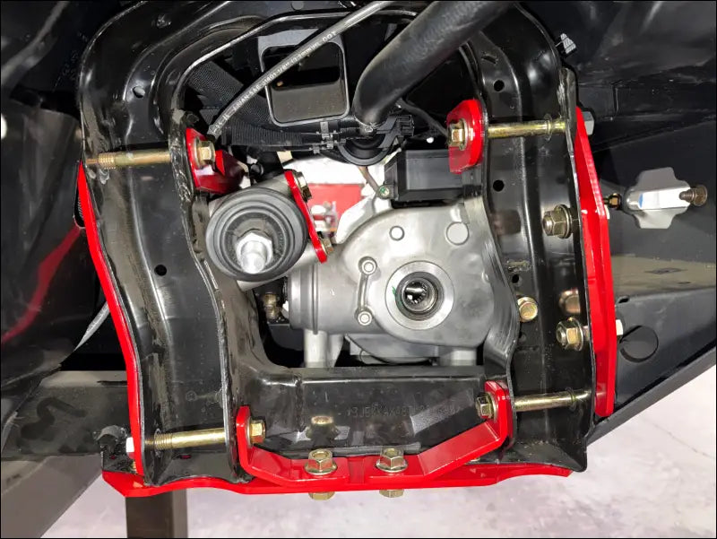 HD11 DEFENDER FRAME BRACE KIT - LEGION RED / COMPLETE - ATV Parts