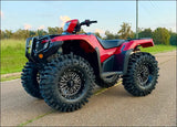 HONDA FOREMAN RUBICON REAR RAKED A-ARMS - SILVER / NO FRAME BRACE