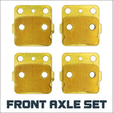 Honda Rancher/Foreman TRX420/TRX500/TRX520 2009-2026 Brass Brake Pad Set - Front Axle - Vehicle Parts & Accessories