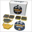 Honda Rancher/Foreman TRX420/TRX500/TRX520 2009-2026 Ceramic Brake Pad Set - Vehicle Parts & Accessories