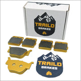 Honda Rancher/Foreman TRX420/TRX500/TRX520 2009-2026 Ceramic Brake Pad Set - Vehicle Parts & Accessories