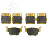 Honda Rancher/Foreman TRX420/TRX500/TRX520 2009-2026 Ceramic Brake Pad Set - Vehicle Parts & Accessories