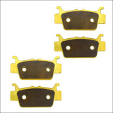 Honda Rincon TRX680/Rubicon 700 2008-2026 Brass Brake Pad Set - Front Axle - Vehicle Parts & Accessories