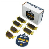 Honda Rincon TRX680/Rubicon 700 2008-2026 Brass Brake Pad Set - Vehicle Parts & Accessories