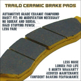 Honda TRX450R/ER 2004-2014 Ceramic Brake Pad Set - Vehicle Parts & Accessories