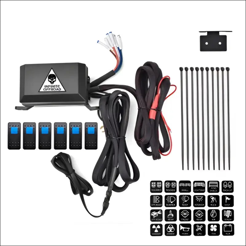 Infinite Offroad | ACCESSORY POWER CONTROLLER (6 ROCKER SWITCH) - 6 & SWITCH