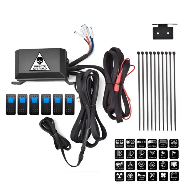 Infinite Offroad | ACCESSORY POWER CONTROLLER (6 ROCKER SWITCH) - 6 & SWITCH