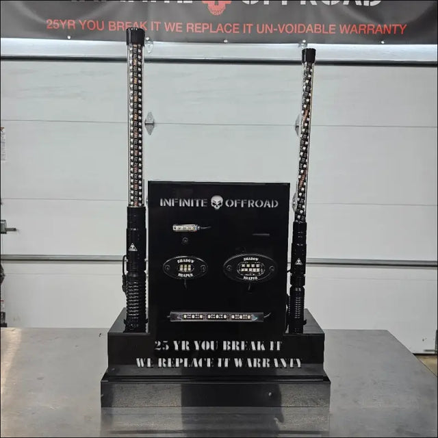 Infinite Offroad | DEALER ROCK LIGHT & WHIP COUNTER DISPLAY - LOADED BACKLIGHT - LIGHTS