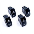 Infinite Offroad | INFINITE OFFROAD DUAL LED ROCKER SWITCH (5 COLORS) - WHITE / LOGO ONLY - LIGHTS