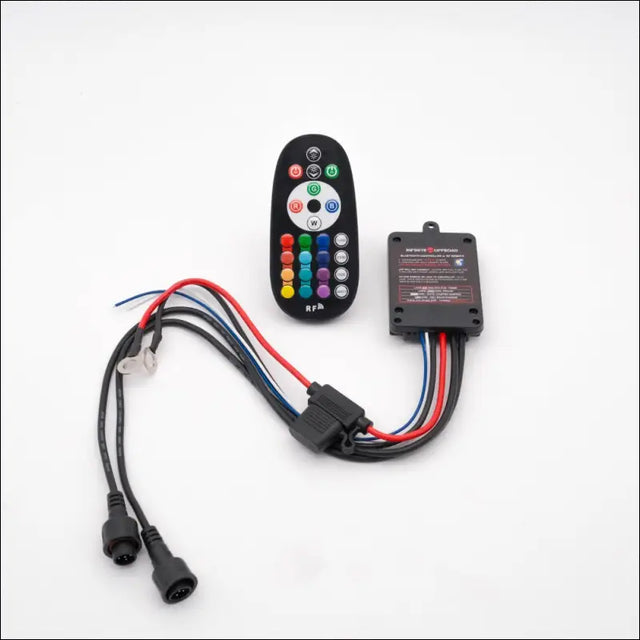 Infinite Offroad | RGB + W BLUETOOTH CONTROLLER W/ RF REMOTE - 4 PIN (RGB) (OLDER STYLE) - LIGHTS