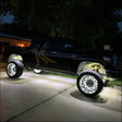 Infinite Offroad | SINGLE COLOR LED WHEEL RINGS SET (WHITE) - 17’’ OUTSIDE/INSIDE DUAL ROW / YES ADD CONTROLLER - LIGHTS