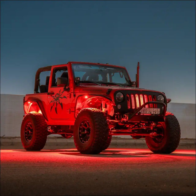 Infinite Offroad | (TRUCK/JEEP) - 8W SINGLE COLOR ROCK LIGHT KIT - WHITE / 4PC / LARGE - 8 WATT - LIGHTS