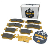 Kawasaki KRX/KRX4 1000 2020-2026 Ceramic Brake Pad Set - OE Thickness - Vehicle Parts & Accessories