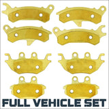 Kawasaki Ridge/Ridge Crew KWF 1000 2024-2026 Brass Brake Pad Set - All wheels - Vehicle Parts & Accessories