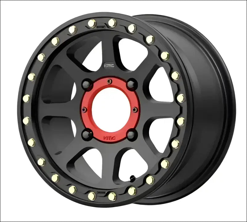 KMC KS234 Addict 2 Beadlock Satin Black - 15x6 / 5 + 1 / 4x156 - Wheels