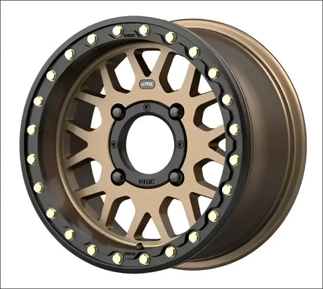 KMC KS235 Grenade Beadlock Satin Bronze - 15x7 / 4 + 3 / 4x137 - Wheels