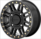 KMC KS250 Cage Beadlock Satin Black - 15x6 / 5 + 1 / 4x137 - Wheels