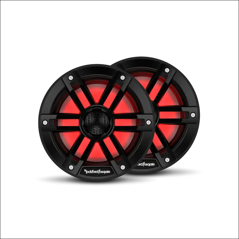 M1 6.5” Color Optix™ Marine 2-Way Speakers - Black - Audio