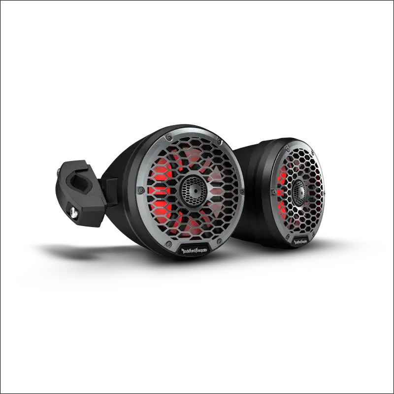 M2 6.5” ColorOptix Moto-Can Speakers (Black) - Audio