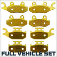 Can-Am Maverick 2013-2018 Brass Brake Pad Set - Full Vehicle - Brakes