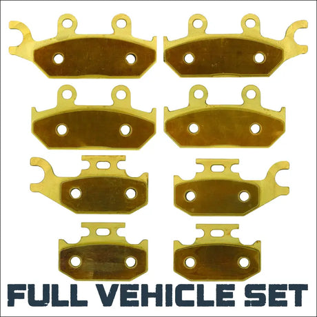 Can-Am Maverick MAX/XDS/XMR 2013-2018 Brass Brake Pad Set - Full Vehicle - Brakes