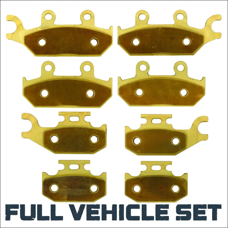 Can-Am Maverick MAX/XDS/XMR 2013-2018 Brass Brake Pad Set - Full Vehicle - Parts & Accessories