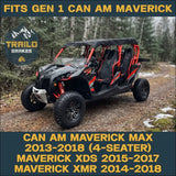 Can-Am Maverick MAX/XDS/XMR 2013-2018 Front & Rear Ceramic Brake Pad Set - Vehicle Parts Accessories