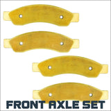 Can-Am Maverick R/R MAX 2024-2025 Front & Rear Brass Brake Pad Set - Axle - Vehicle Parts Accessories
