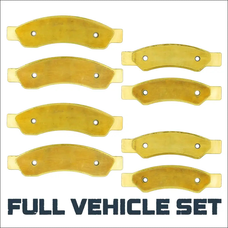 Can-Am Maverick R/R MAX 2024-2025 Front & Rear Brass Brake Pad Set - Full Vehicle - Parts Accessories