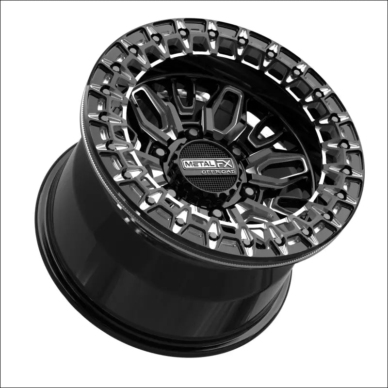 Mayhem 6R Beadlock | Gloss Black Contrast Cut - 15x10 | +0mm/5 + 5 | 6x5.5 | 98891 (Maverick R) - Wheels