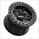 Mayhem 6R Beadlock | Gloss Black Contrast Cut - 15x10 | +0mm/5 + 5 | 6x5.5 | 98891 (Maverick R) - Wheels