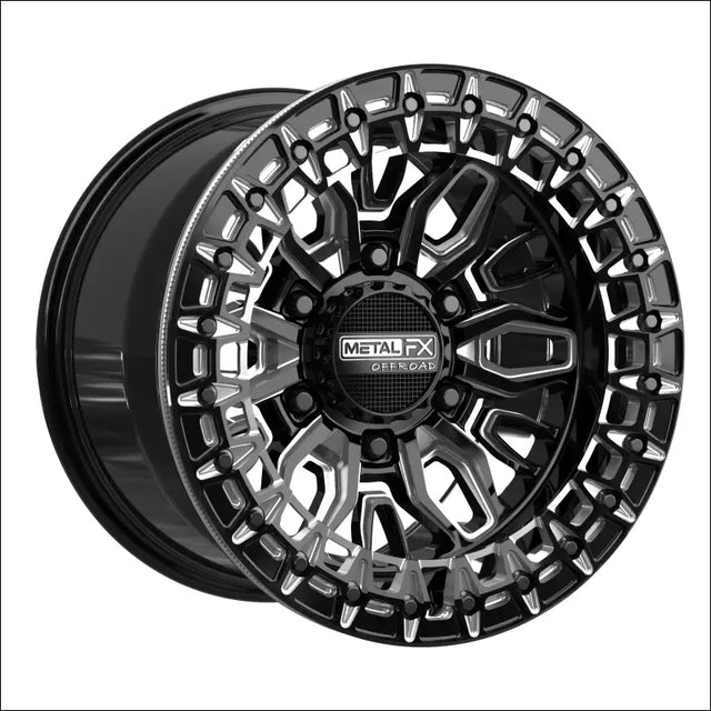 Mayhem 6R Beadlock | Gloss Black Contrast Cut - Wheels