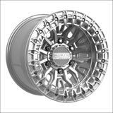 Mayhem 6R Beadlock | Gloss Silver Machined