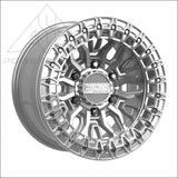 Mayhem 6R Beadlock | Gloss Silver Machined