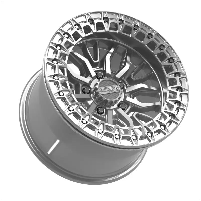 Mayhem R Beadlock | Gloss Silver Machined - 15x10 | +0mm | 5x114.3 | 98872